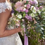 boho style lavender bridal bouquet